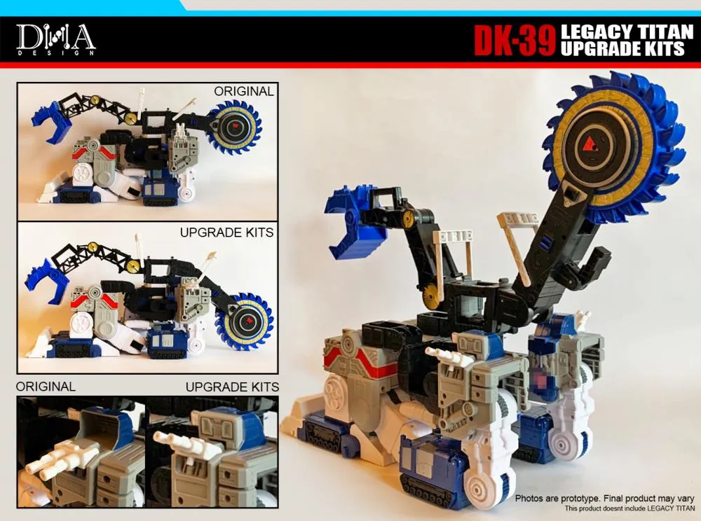 DK-39 Upgrade Kit for Transformers Legacy Titan Class Metroplex