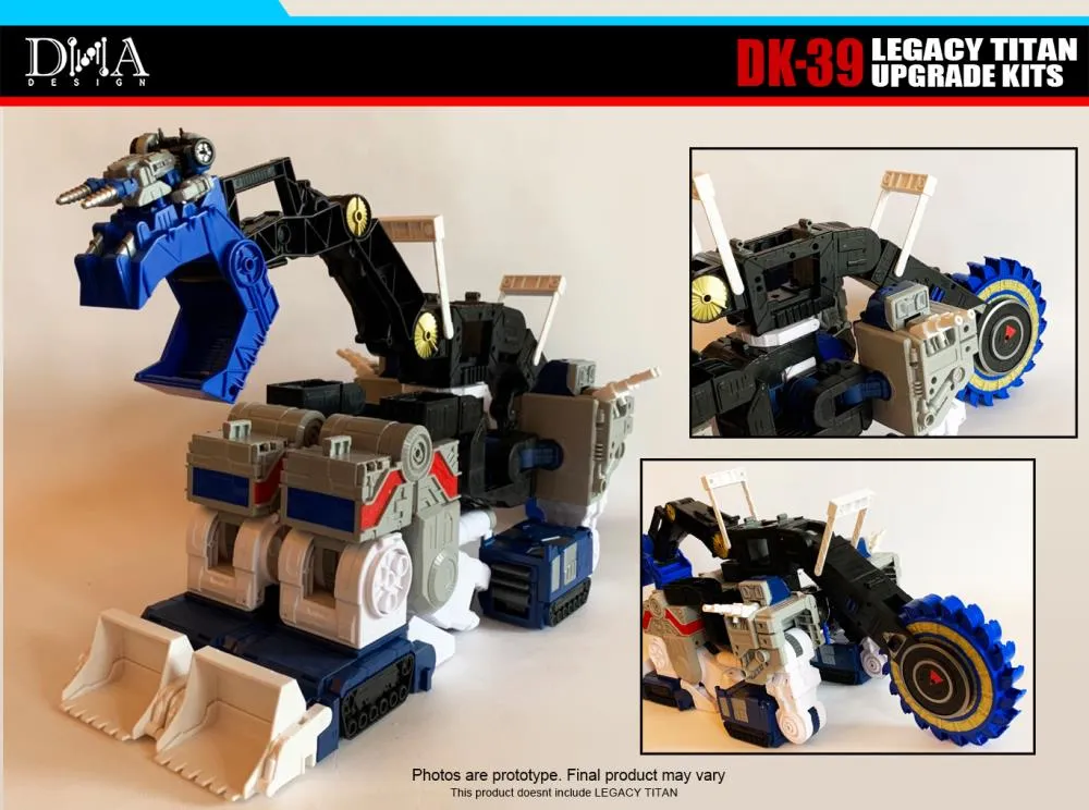 DK-39 Upgrade Kit for Transformers Legacy Titan Class Metroplex