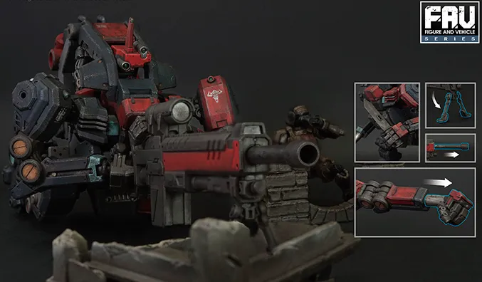 ACID RAINアシッドレインFAV-A81 赤色矮星 [D2C r]1/18 FAV-A81 Red Dwarf D2C-r 1:18 Scale | Acid Rain FAV