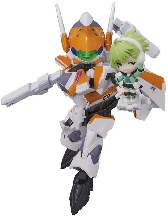 VF-31E Siegfried Chuck Mustang Use Version and Reina Prowler Set Tiny Session | Macross Delta | Bandai Spirits
