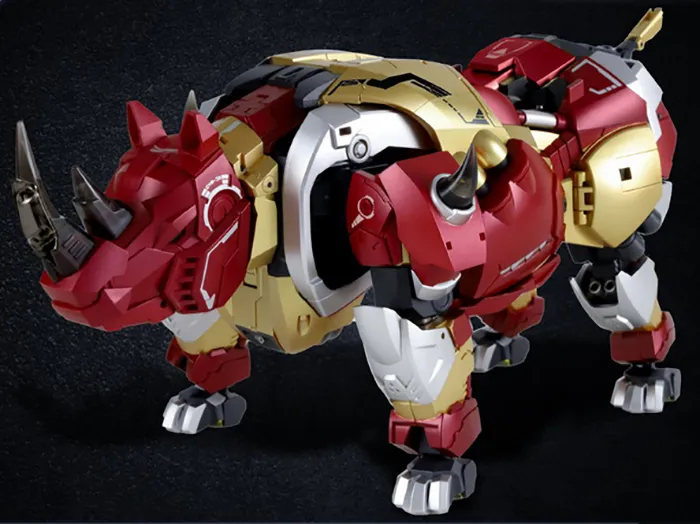 CANG-TOYS 金犀 Golden Hugerhino 24CM Cang Toys CT-Chiyou-06SP CT-06SP Rhinoceros Hugerhino Gold