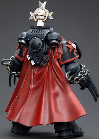 Joytoy Warhammer 40,000 Black Templars Sword Brethren Alberic - Action Figure 1/18, 11,4 Cm, Con Accessori