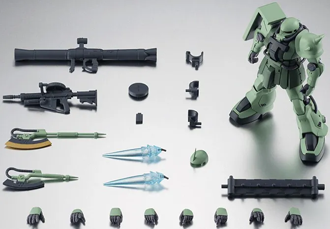 MS-06F-2 Zaku II F-2 Type A.N.I.M.E. Version Robot Spirits