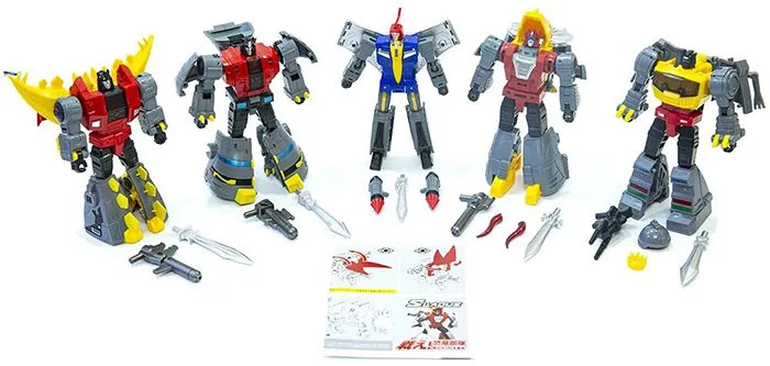 Team Dinosaur Christmas Edition Set of 5 | Mech Fans Toys | TFSource