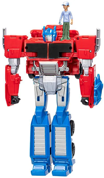 Spin Changer Optimus Prime and Robby Malto | Transformers: EarthSpark