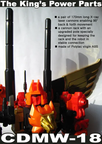 CDMW-18 The Kings Power Parts Laser Cannons | Crazy Devy