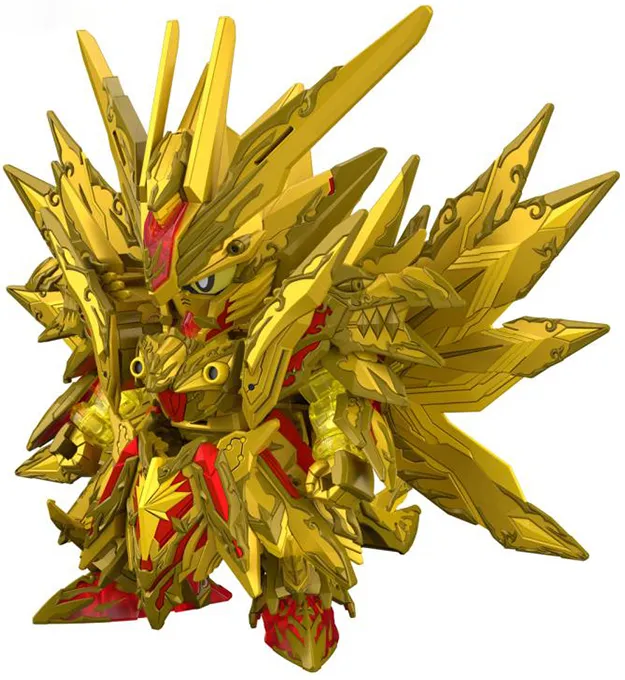 Superior Strike Freedom Dragon Model Kit SDW Heroes | SD Gundam World Heroes | Bandai Spirits