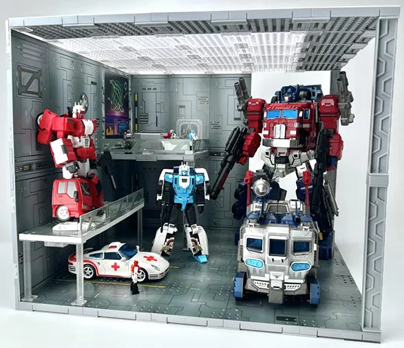 Sci-Fi 07 Hangar Diorama Set | FEXT Hobby 3rd Party Display