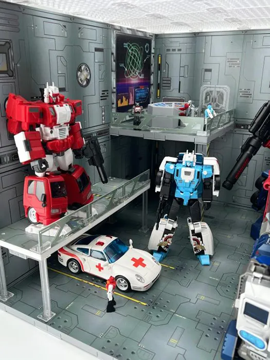 ☆Diorama Display Factory☆ Sci-Fi 07 Hangar Diorama Set | FEXT Hobby 3rd Party Display