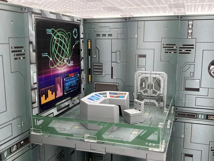 Sci-Fi 07 Hangar Diorama Set | FEXT Hobby 3rd Party Display