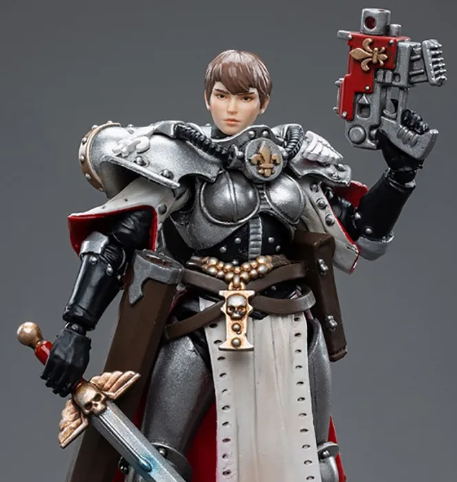 LEBOO JOYTOY Warhammer 40K Action Figure 1/18 - Adepta Sororitas Order Of The Argent Shroud Sister Superior Evinka - 5