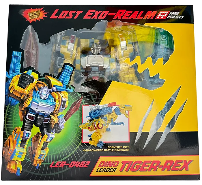 LER-04G2 Tiger-Rex | FansProject 3rd Party Collector Figure | TFSource