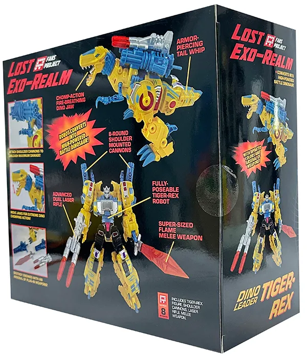 LER-04G2 Tiger-Rex | FansProject 3rd Party Collector Figure | TFSource