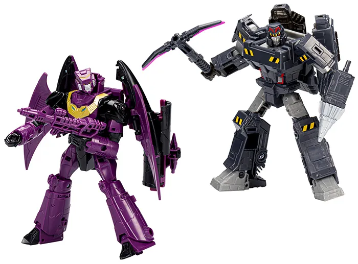 Miner Megatron and Senator Ratbat Legacy Voyager Class | Transformers Generations Legacy
