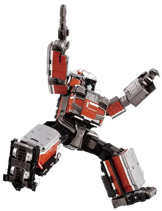 ツインクル　ネクトン　サスガセッパリ　ボーマー　ケビンバンダム MPG-06 Trainbot Kaen | Masterpiece G Transformers Figure | TFSource