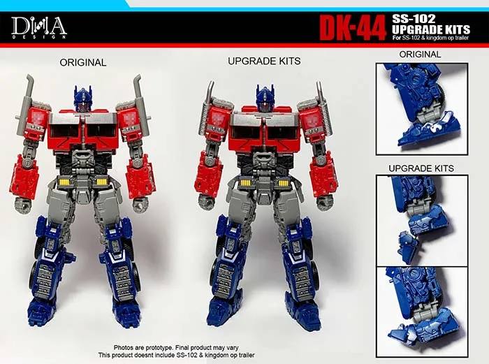 DK-44 Upgrade Kit for Buzzworthy Bumblebee SS-102 Optimus Prime
