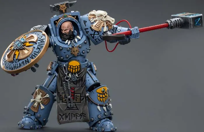 Space Wolves Arjac Rockfist | JoyToy Warhammer 40K Figure | TFSource