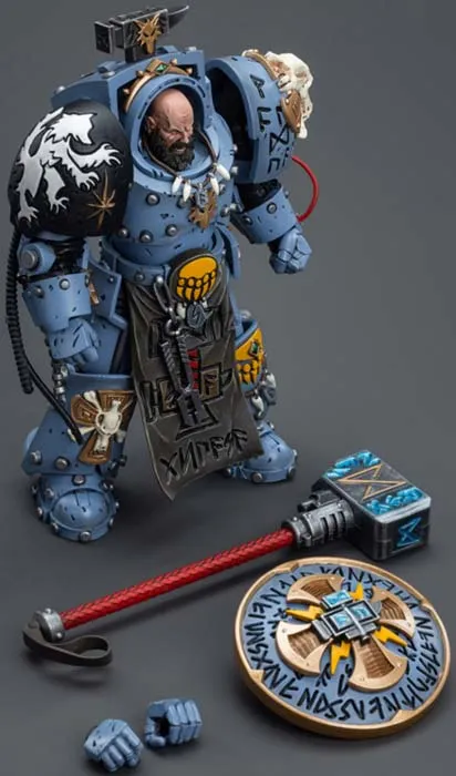 Space Wolves Arjac Rockfist | JoyToy Warhammer 40K Figure | TFSource