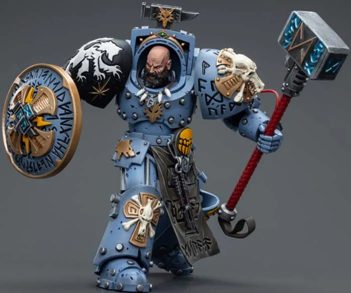 Space Wolves Arjac Rockfist | JoyToy Warhammer 40K Figure | TFSource