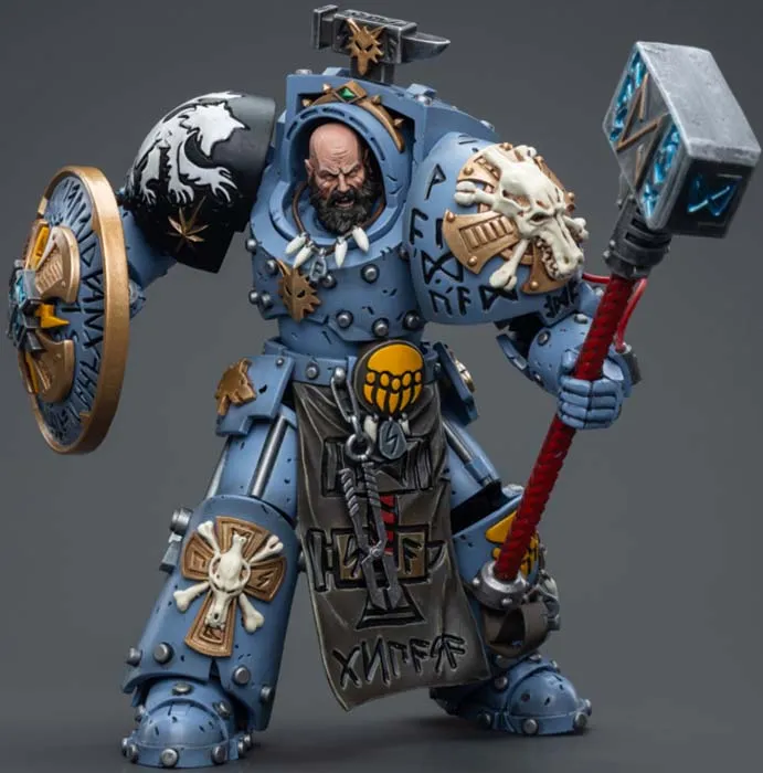 Space Wolves Arjac Rockfist | JoyToy Warhammer 40K Figure | TFSource