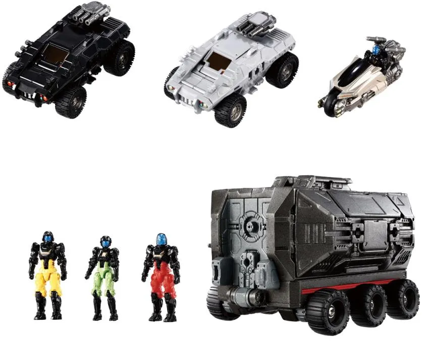 D-01 D Vehicles Set 1 | Diaclone Reboot | Takara Tomy | TFSource D-01 D Vehicles Set 1 | Diaclone Reboot | Takara Tomy | TFSource