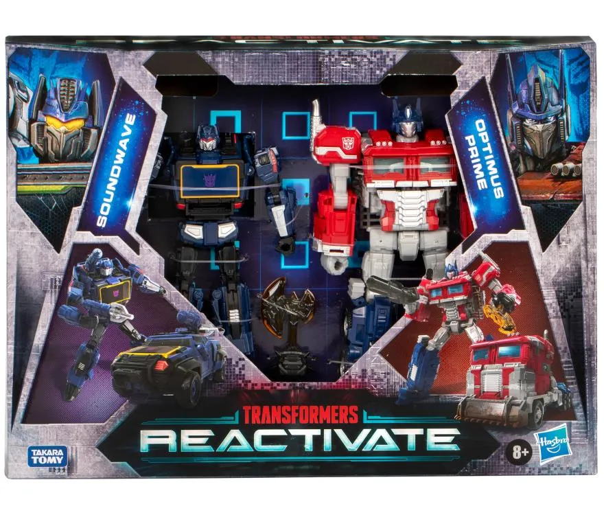 REACTIVATE オプティマスプライム＆サウンドウェーブ 国内：タカラトミーモール限定】TRANSFORMERS REACTIVATE オプティマス