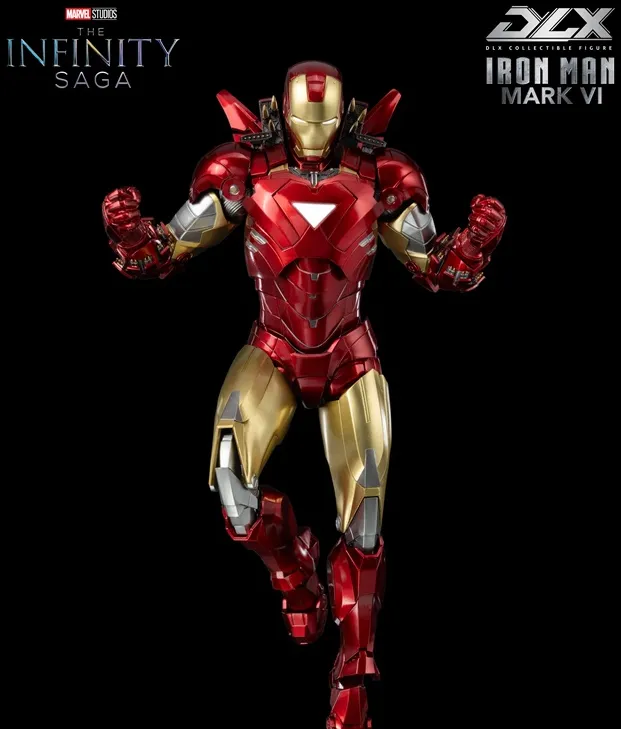 Iron Man Mark 6 DLX Collectible Figure | Threezero Avengers: Infinity Saga DLX