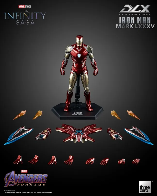 その他 Threezero DLX Marvel The Infinity Saga Marvel Studios: The Infinity SagaDLX Iron Man Mark 3 (Battle