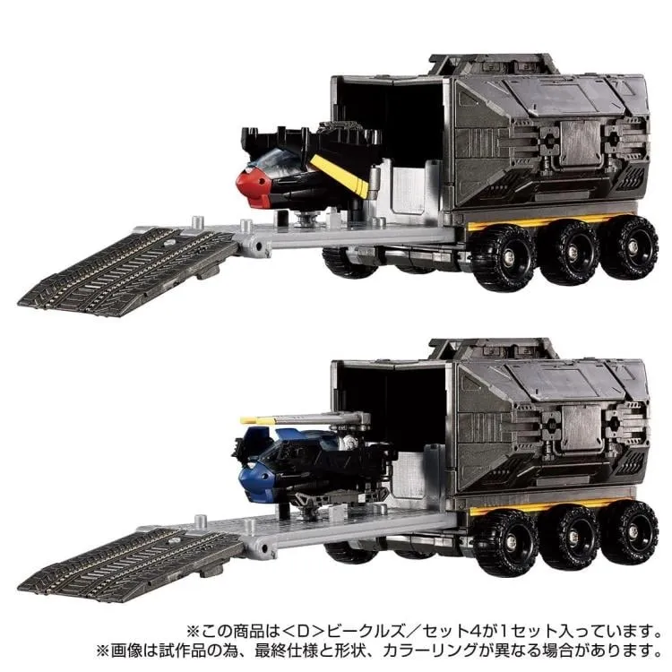 Takara Tomy Diaclone Reboot D-06 - Set De 6 Véhicules - Collection Robot Japonais - Neuf Scellé