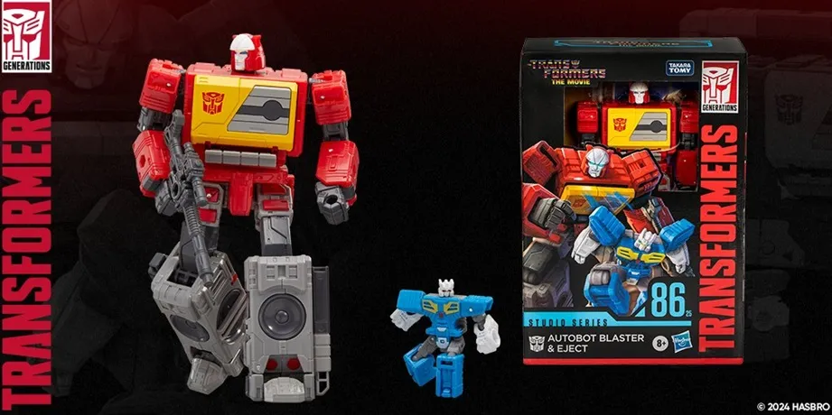 Transformers Studio Series 86 Voyager Class Autobot Blaster & Eject **IN STOCK