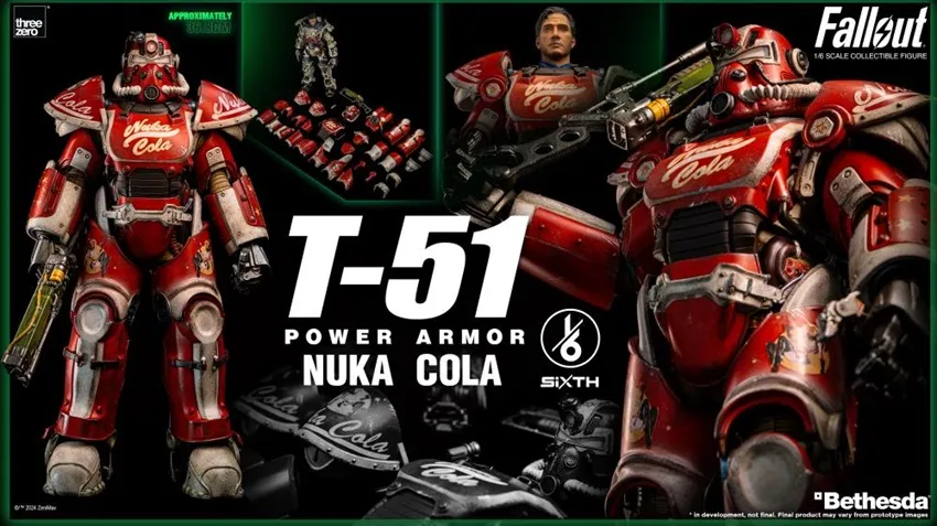 T-51 Power Armor Nuka Cola 1/6 Scale | Fallout | Threezero