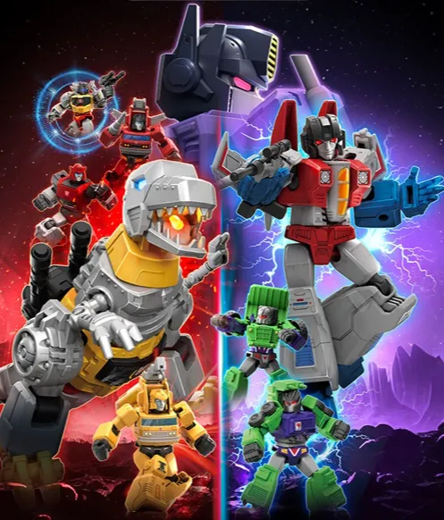 G1 Galaxy Version Vol. 2 Box of 9 Blind Box Model Kits | Transformers | Blokees