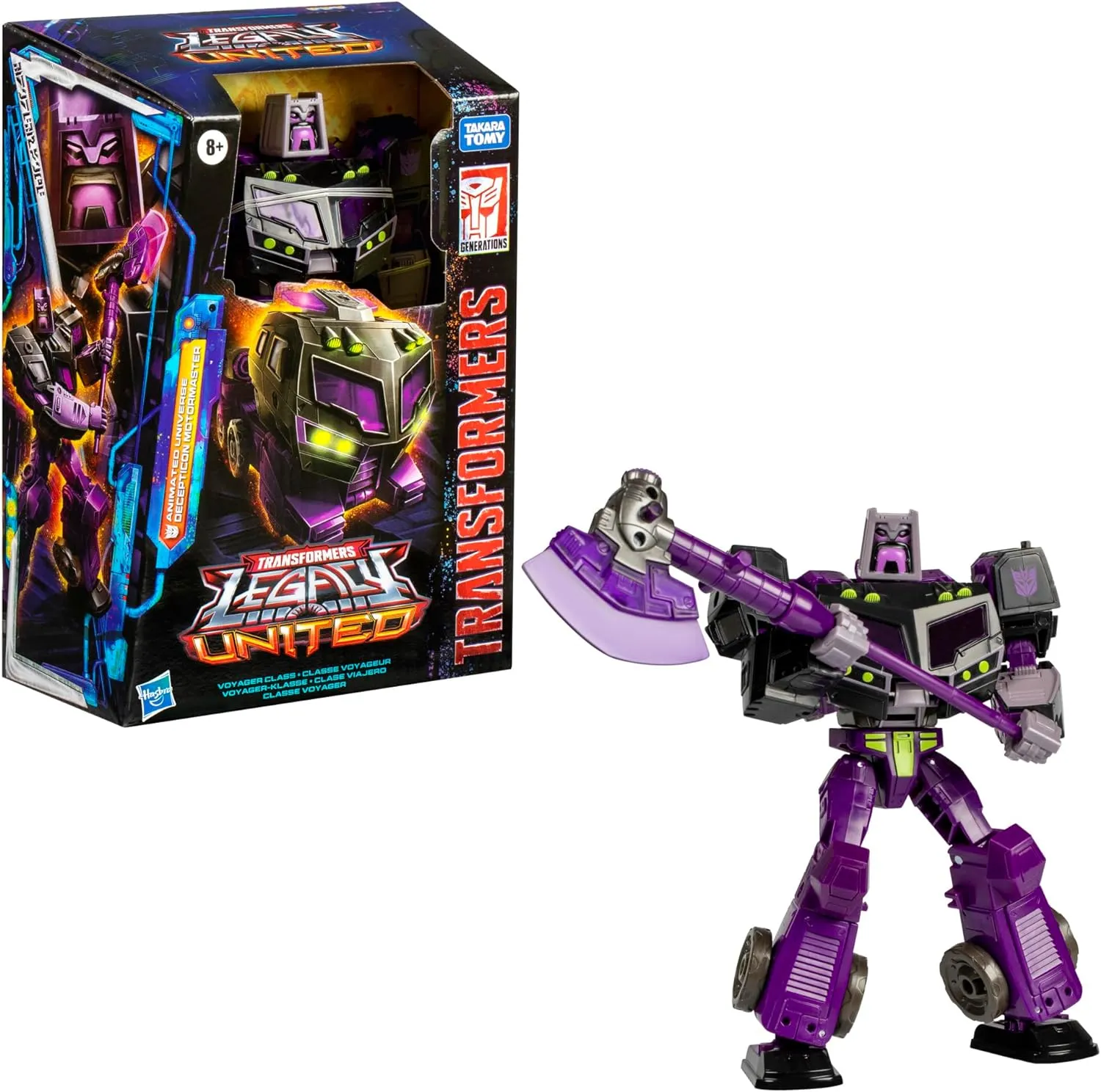 Animated Universe Decepticon Motormaster | Transformers Legacy