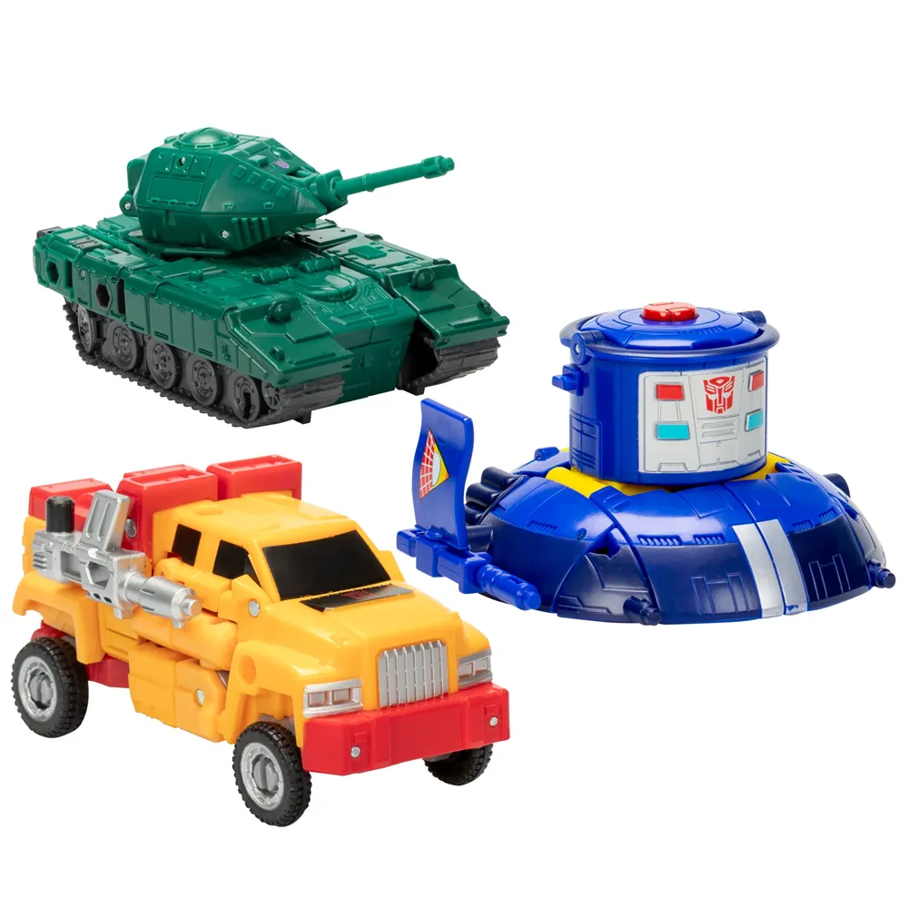 Lot de trois robots transformers. H. max 11,5 cm - Lot 476