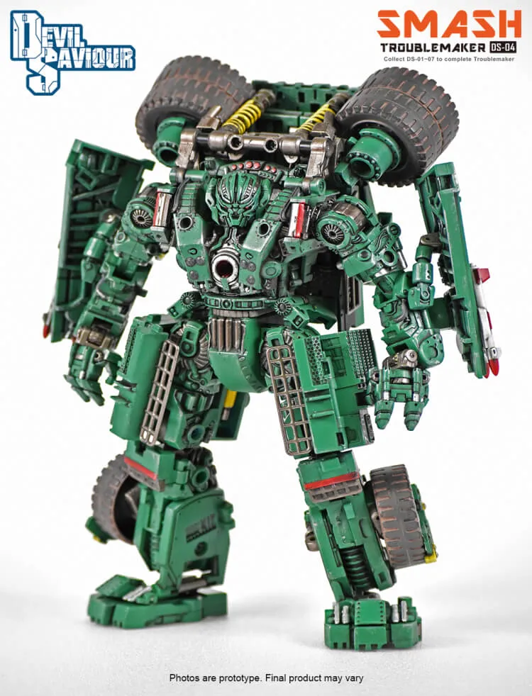 IDHA「Troublemaker creationオリジナル、レア Troublemaker DX Combiner Set of 8 | Devil Saviour 3rd Party