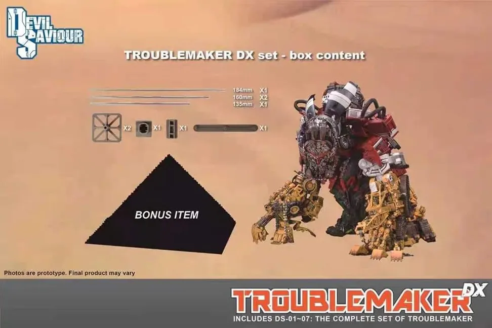 Troublemaker DX Combiner Set of 8 | Devil Saviour 3rd Party