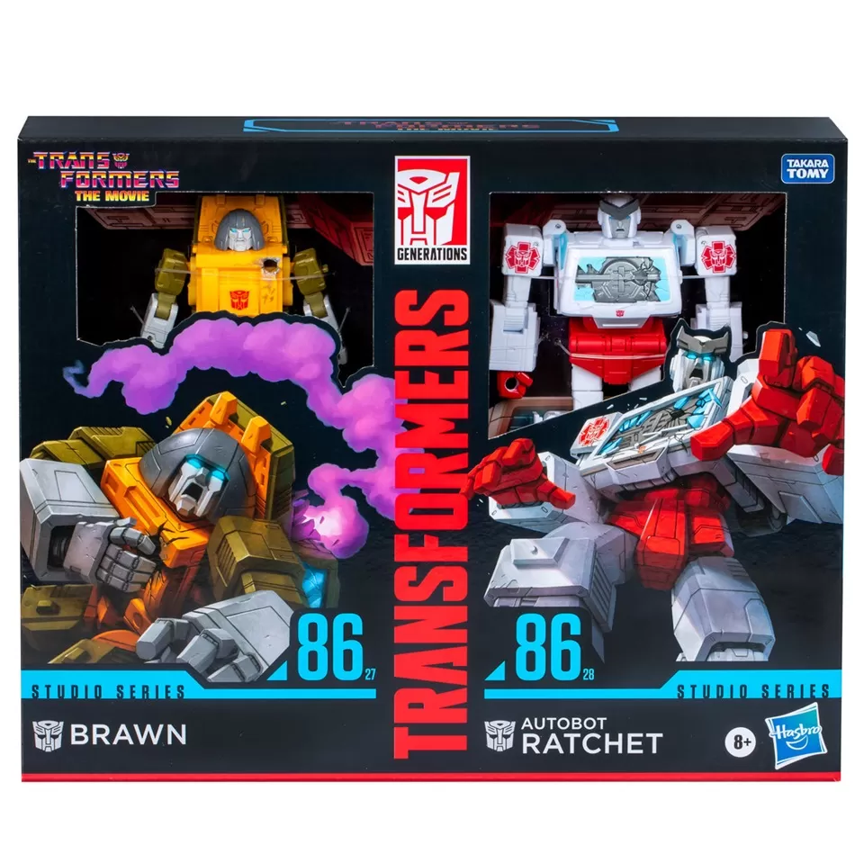 86-27 Brawn and 86-28 Autobot Ratchet 2-Pack | Studio Series 86