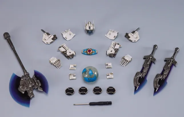 MM-01W Leader White Version Upgrade Kit | Magnificent Mecha | Upgrade Kit
