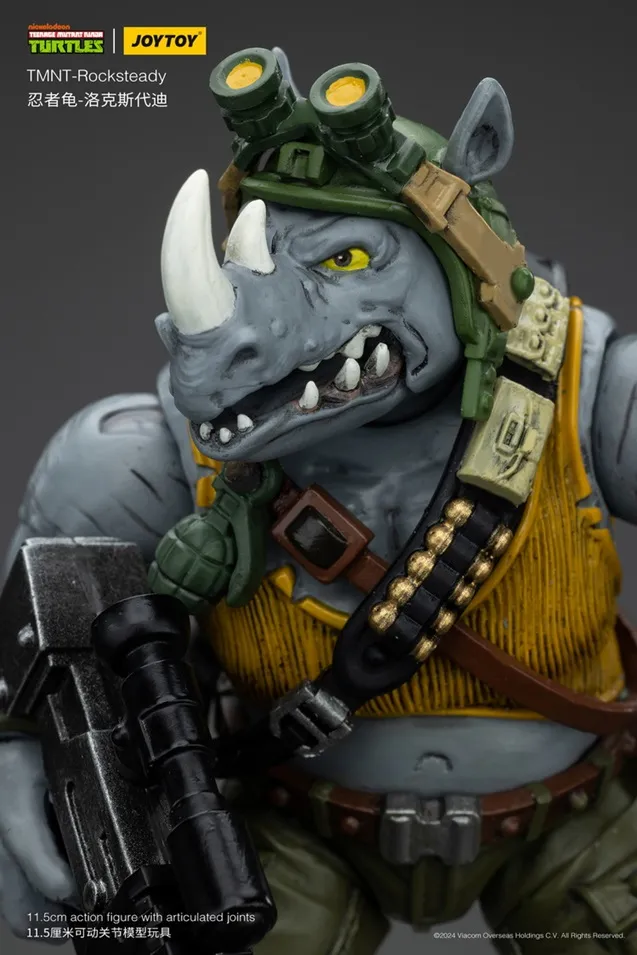 Rocksteady | JoyToy TMNT Figure | TFSource