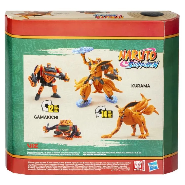 Kurama and Gamakichi Set of 2 | Naruto: Shippuden | Transformers