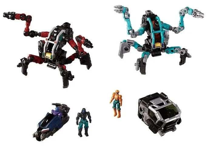 D-07 D Vehicles Wave 7 | Diaclone Reboot