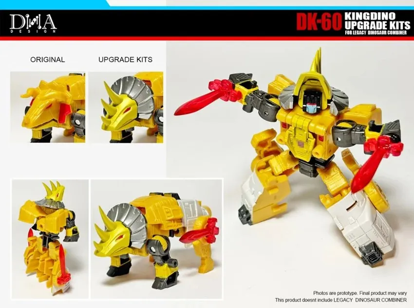 トランスフォーマー　レガシー　ダイノキング+ DNA Design DK-60 DNA Design DK-60 Kingdino Upgrade Kit Official Images