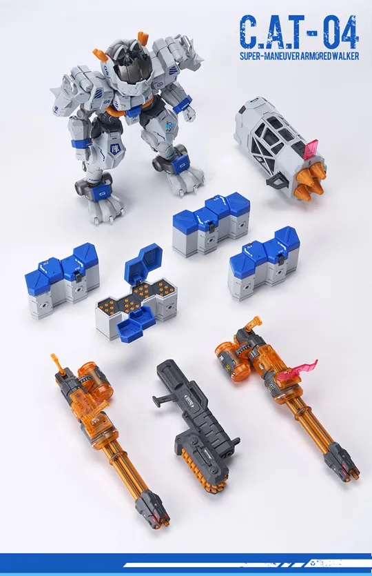 Maneuver Armored Walker C.A.T.-04 Zhen 1/60 Scale Model Kit