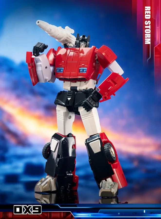 D21 Red Storm | DX9 Toys 3rd Party Collectible Figure | TFSource