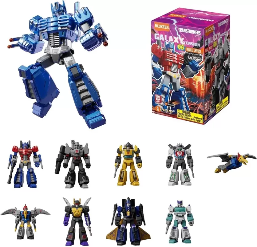 Galaxy Version Vol. 6 Box of 9 Blind Box Model Kits | Transformers