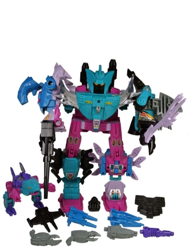Piranacon Set of 6 Figures Combiner Vintage Transformers G1