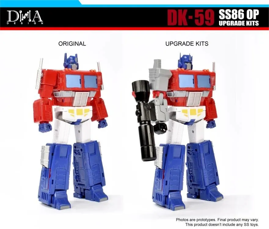 トランスフォーマー スタジオシリーズ オプティマスプライム+DNAアプグレ DK-59 Upgrade Kit for Transformers Studio Series 86-31 Optimus