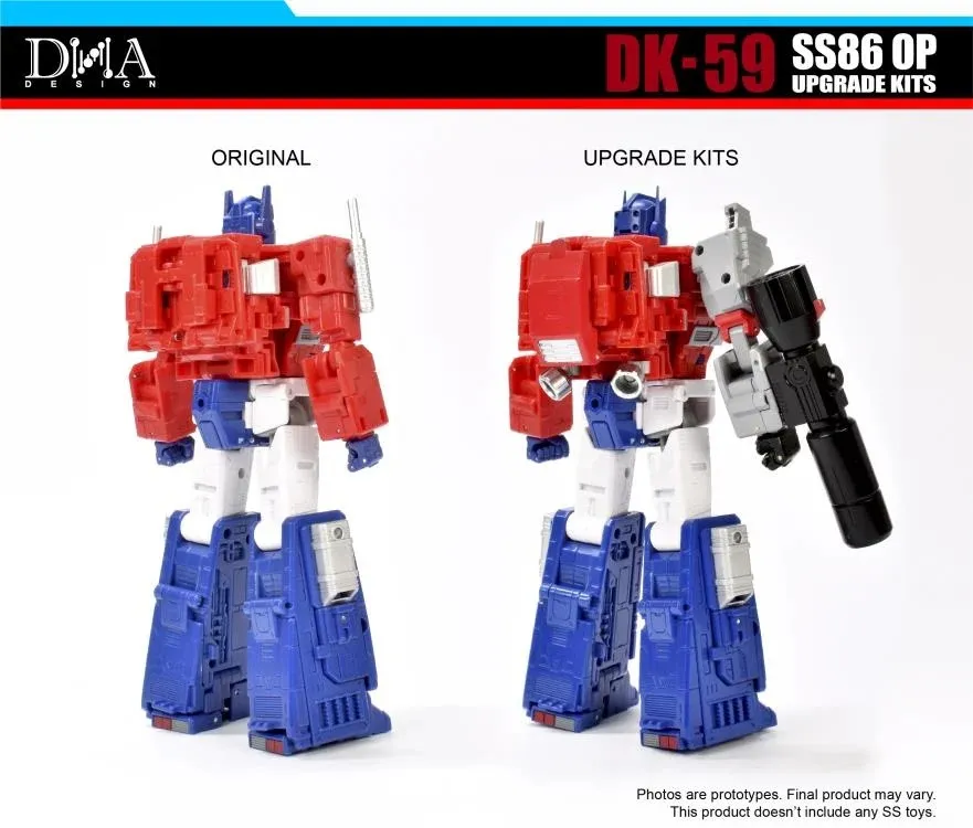 トランスフォーマー スタジオシリーズ オプティマスプライム+DNAアプグレ DK-59 Upgrade Kit for Transformers Studio Series 86-31 Optimus