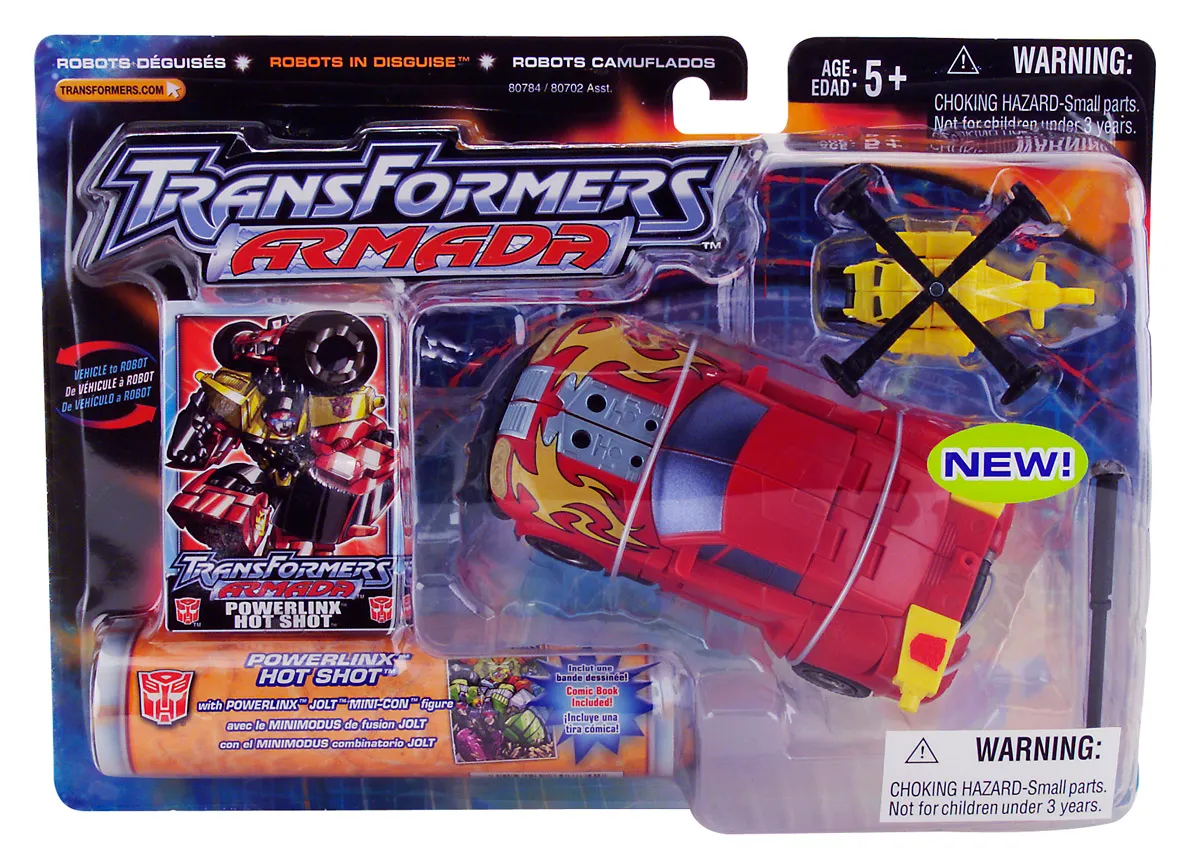 Powerlinx Hot Shot and Jolt Mini-Con Super Class | Transformers Armada