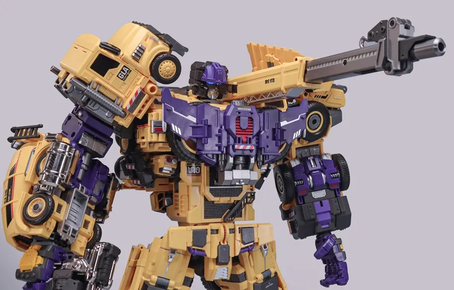 Giant Legion Combiner Yellow Version Set of 6 | Heavy Duty Builder